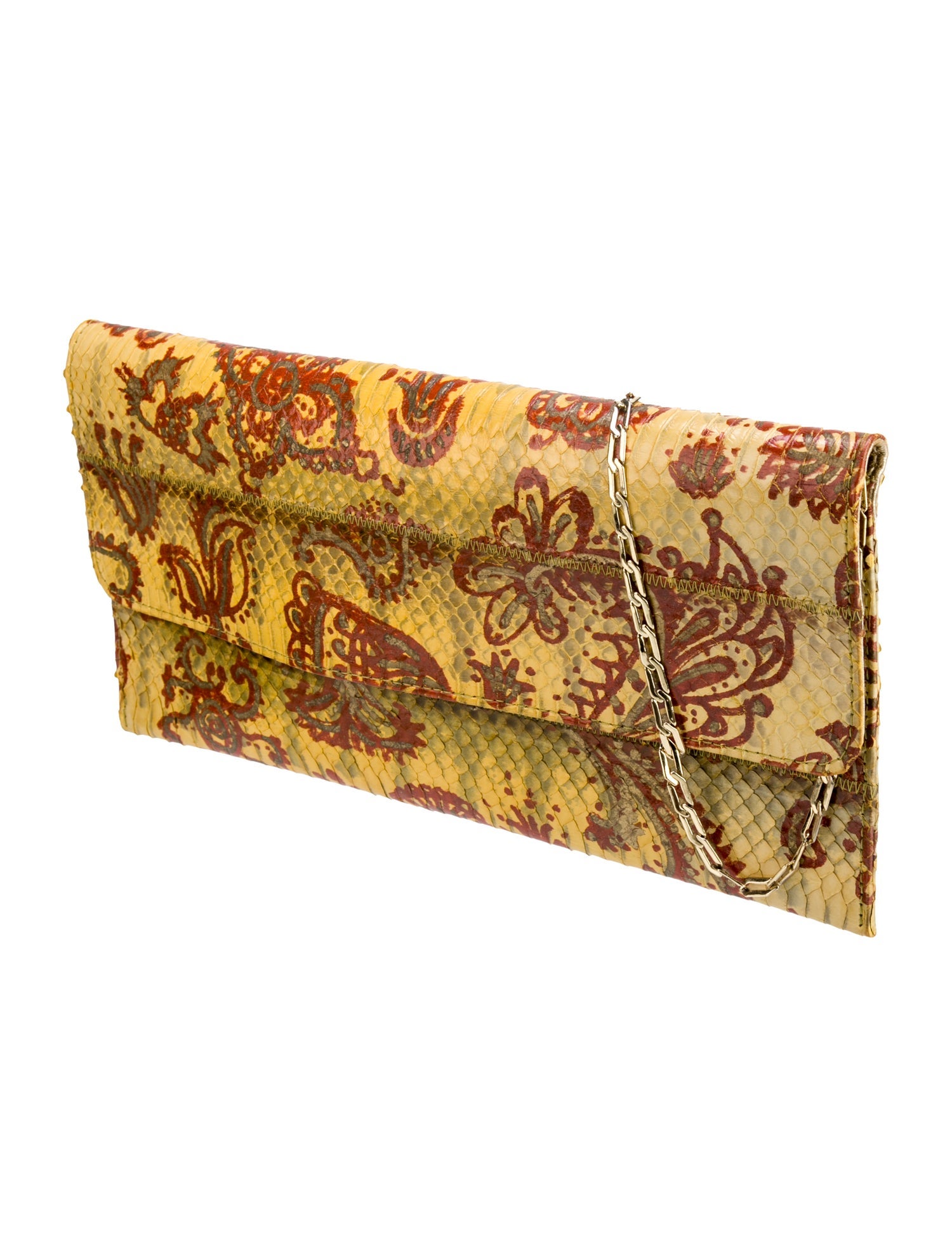 Carlos Falchi Patent Leather Shoulder Bag