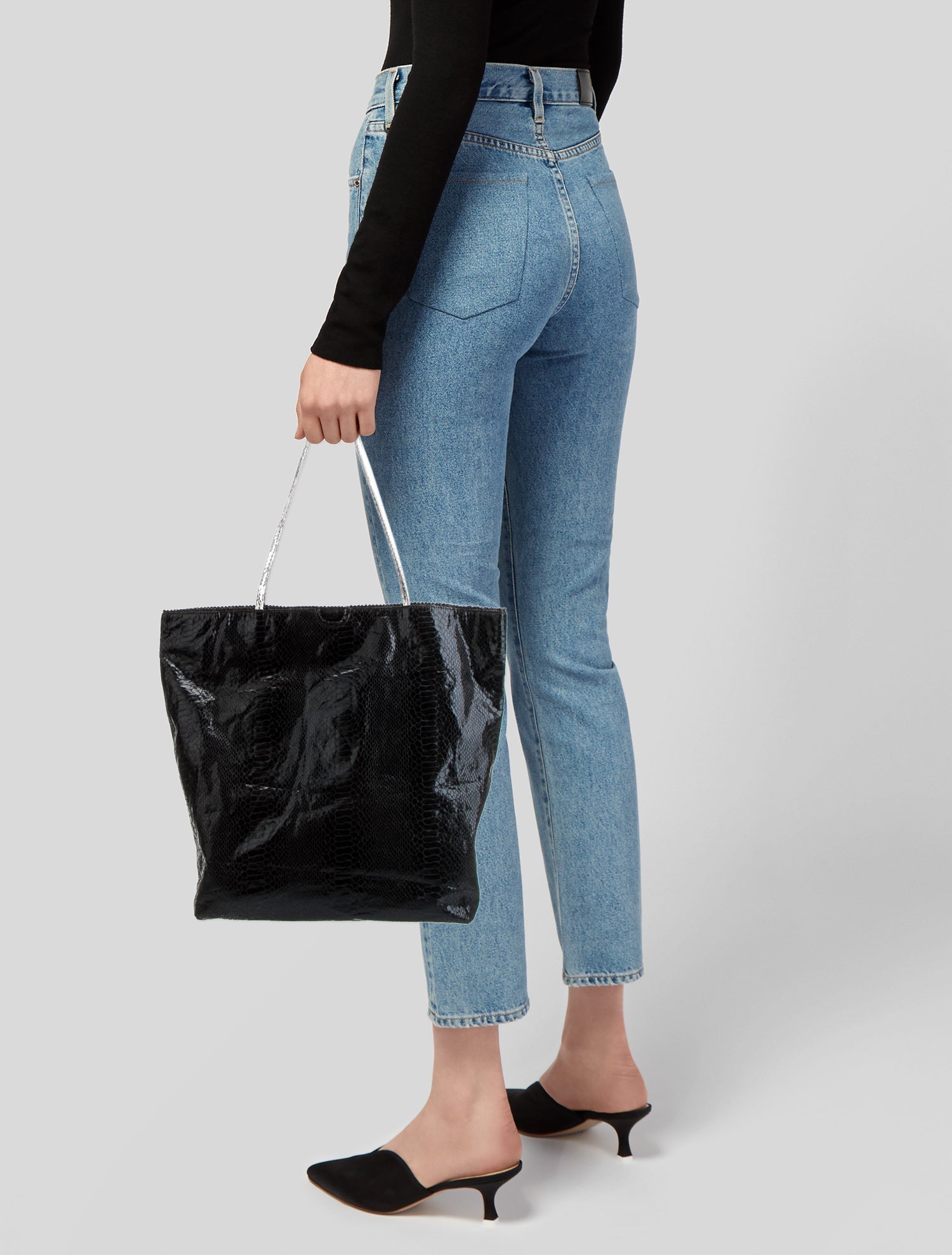 Carlos Falchi Suede Tote