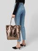 Carlos Falchi Embossed Leather Tote