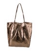 Carlos Falchi Embossed Leather Tote