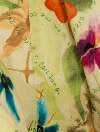 Carlos Falchi Embossed Leather Tote