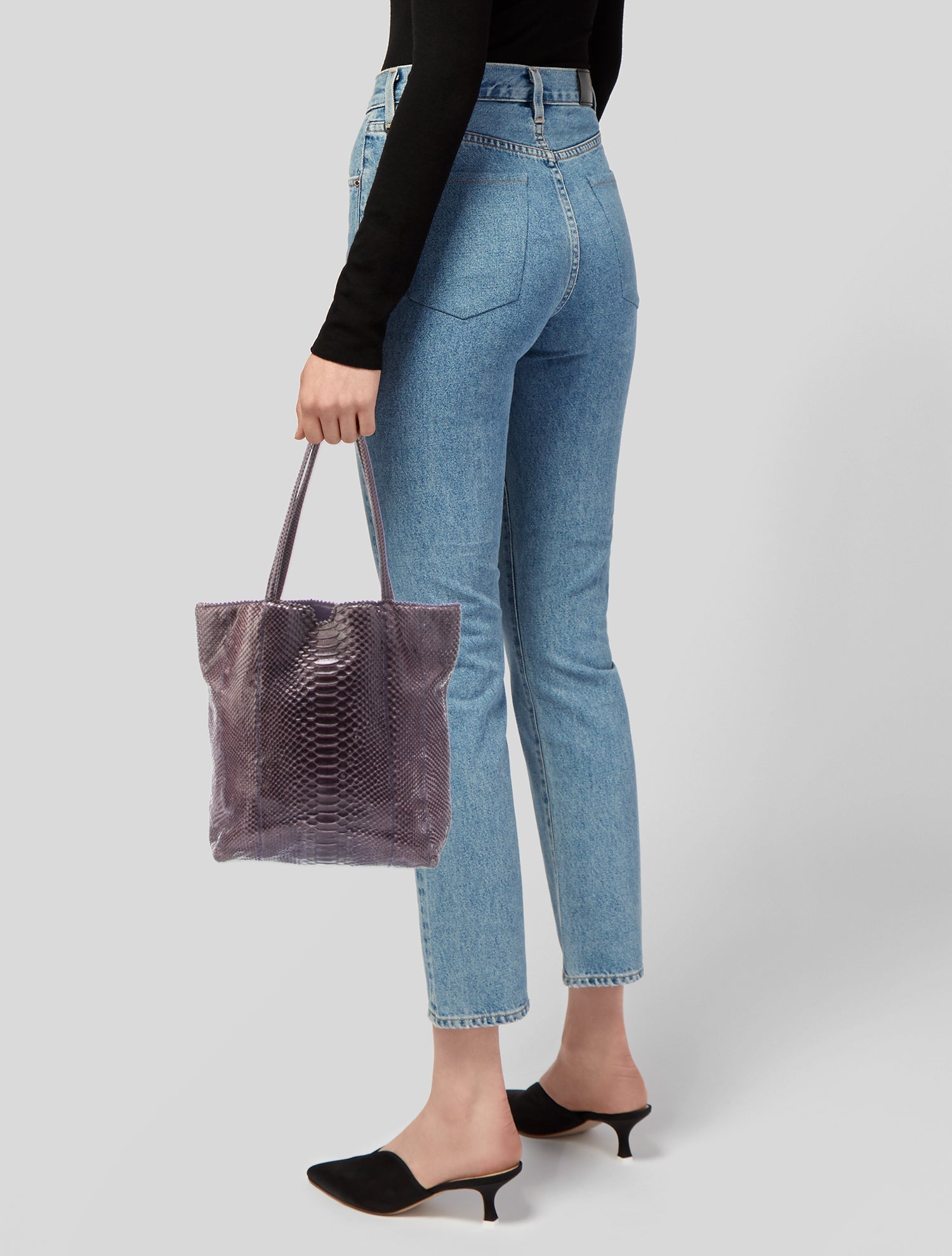 Carlos Falchi Python Shoulder Bag