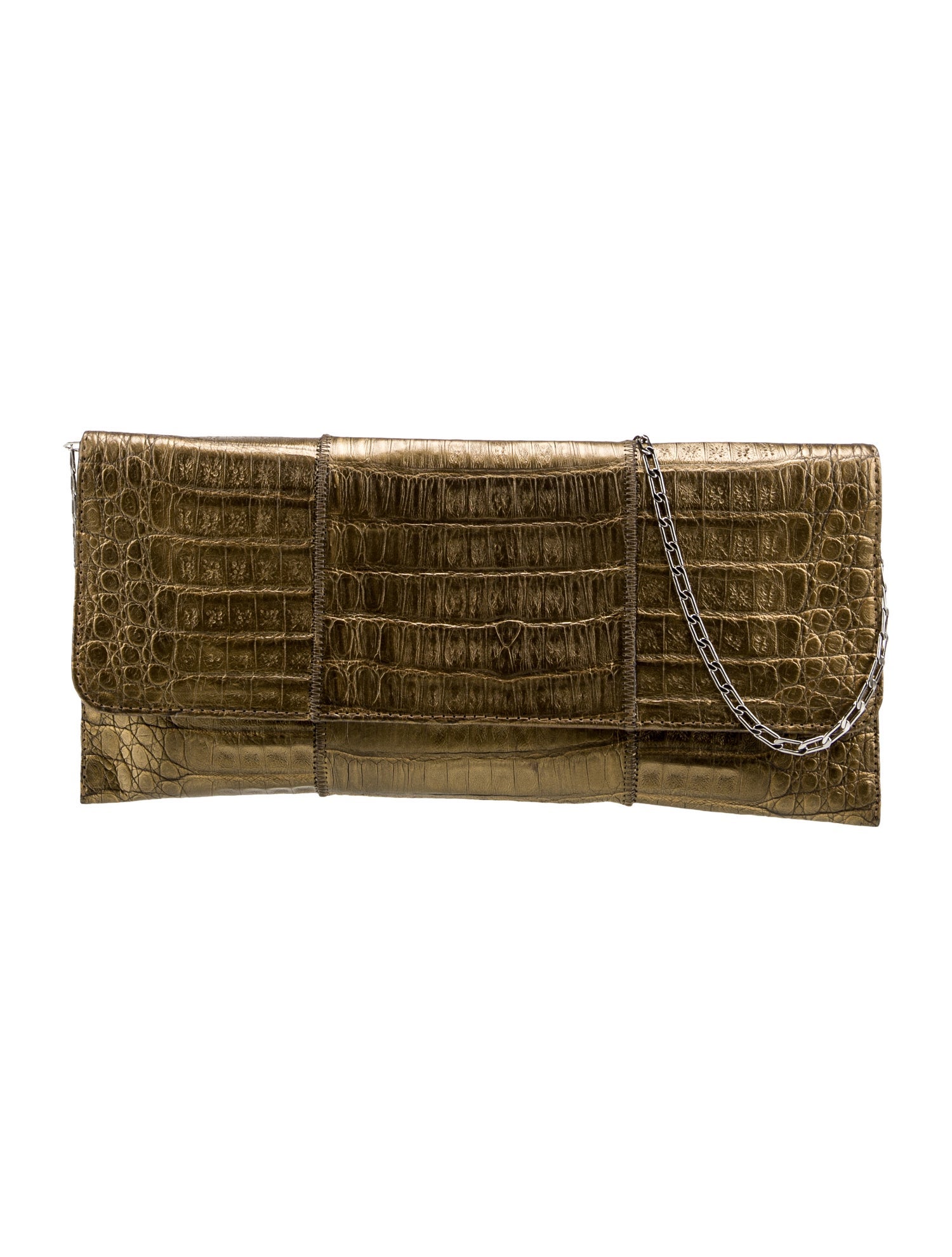 Fatto a Mano by Carlos Falchi Caiman Shoulder Bag