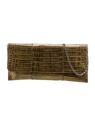 Fatto a Mano by Carlos Falchi Caiman Shoulder Bag