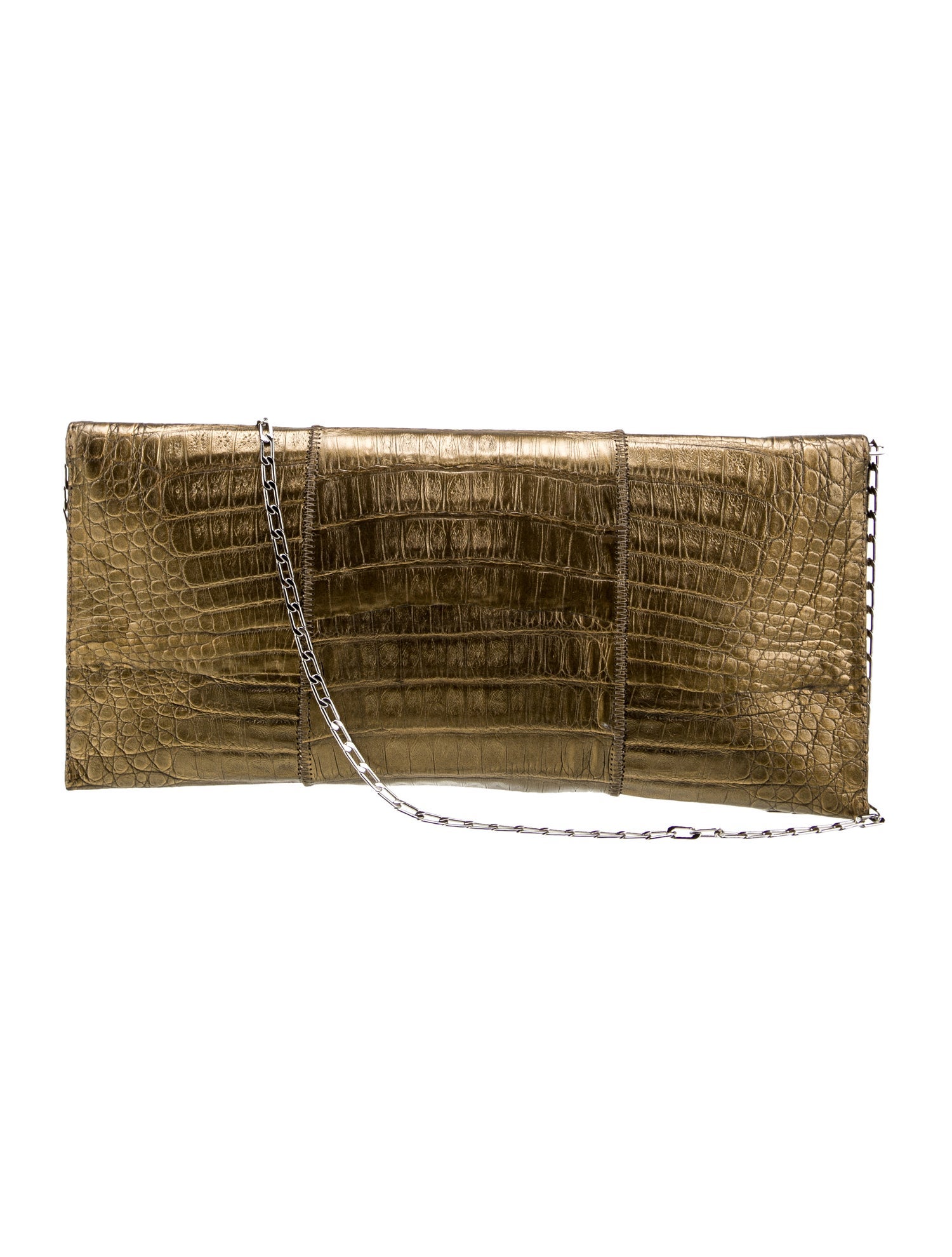 Fatto a Mano by Carlos Falchi Caiman Shoulder Bag
