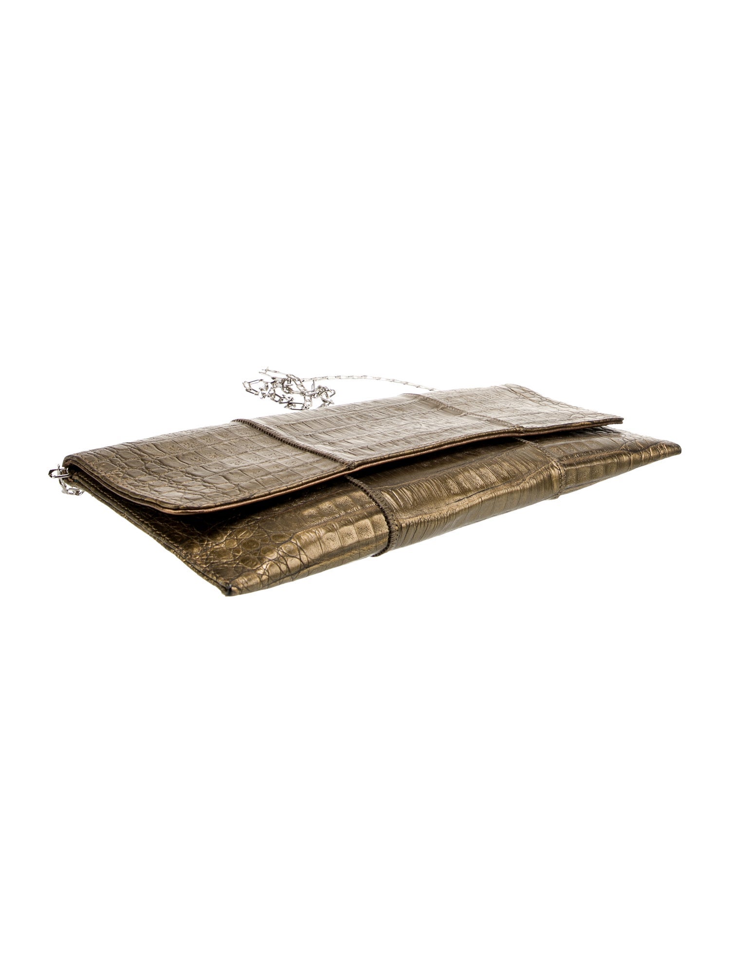 Fatto a Mano by Carlos Falchi Caiman Shoulder Bag