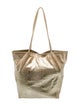 Carlos Falchi Embossed Leather Tote
