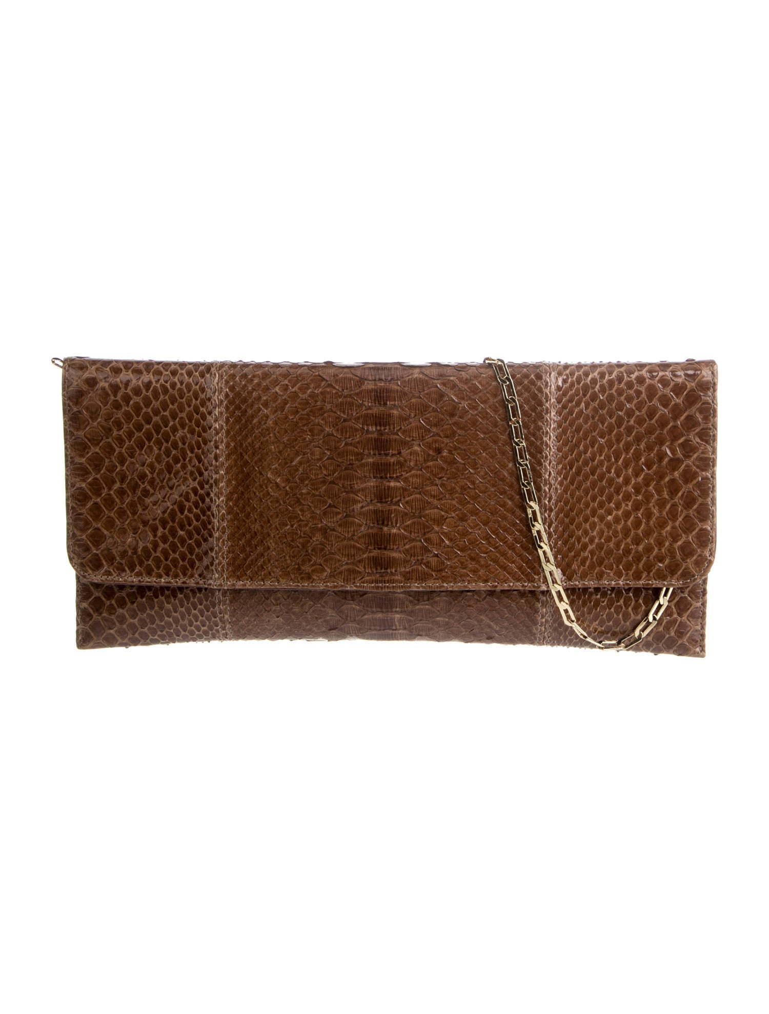 Carlos Falchi Python Clutch