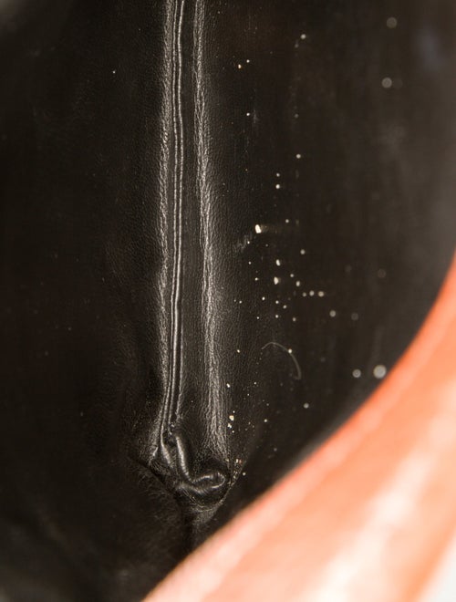 Carlos Falchi Leather Messenger Bag