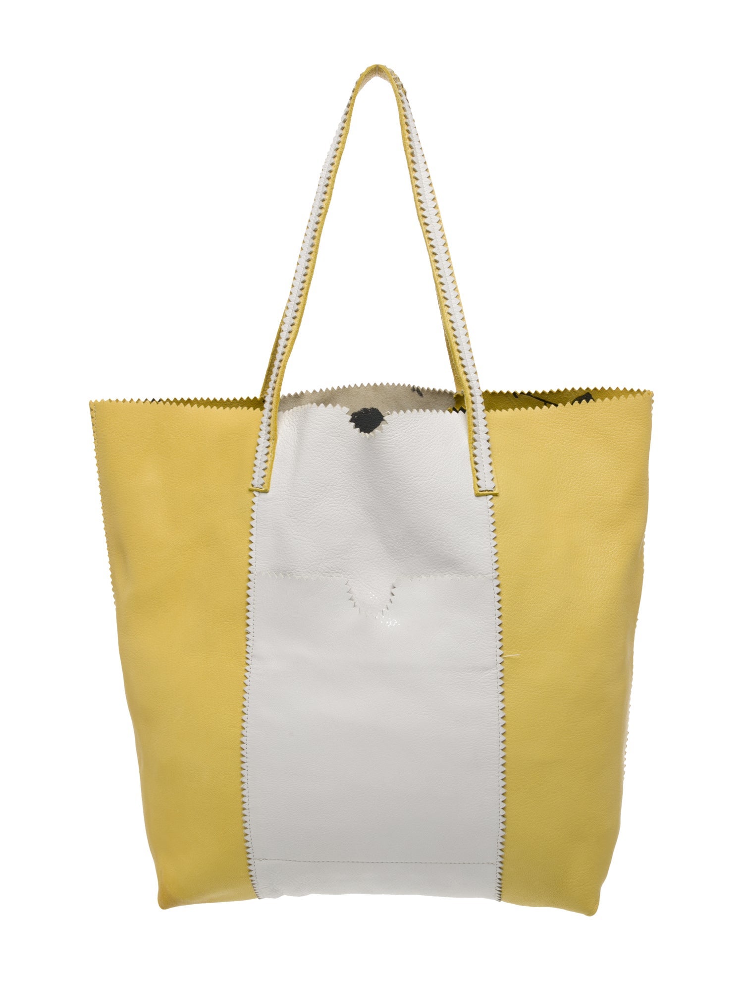 Carlos Falchi Leather Tote