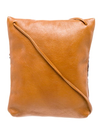 Carlos Falchi Leather Crossbody Bag