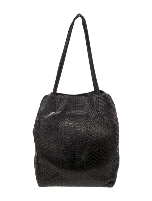 Carlos Falchi Snakeskin Tote