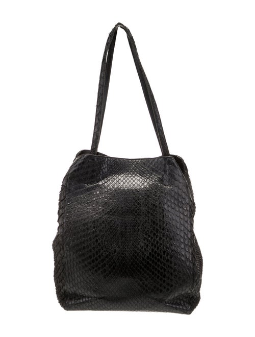 Carlos Falchi Snakeskin Tote