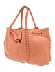 Carlos Falchi Leather Tote