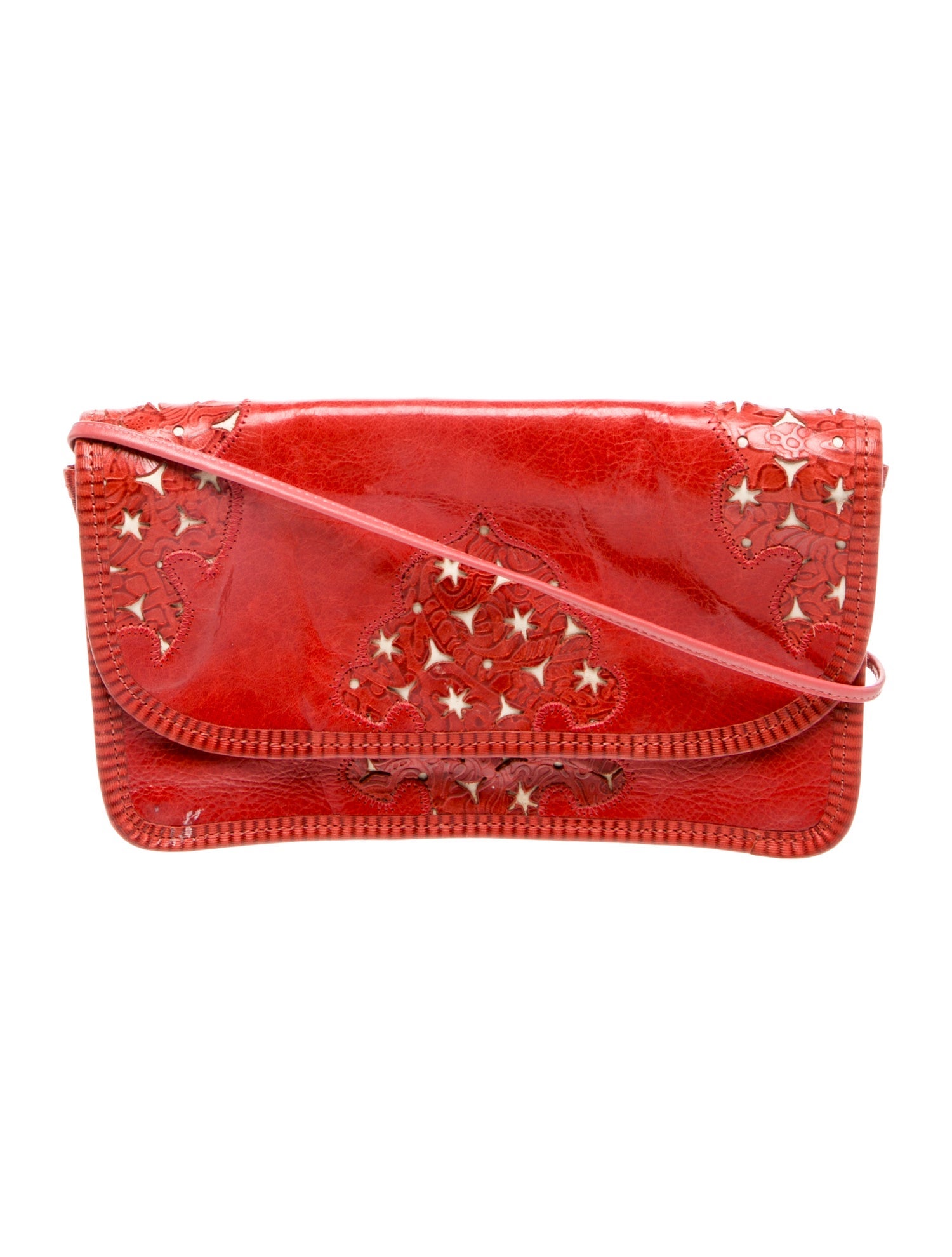 Carlos Falchi Leather Crossbody Bag