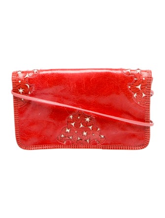 Carlos Falchi Leather Crossbody Bag