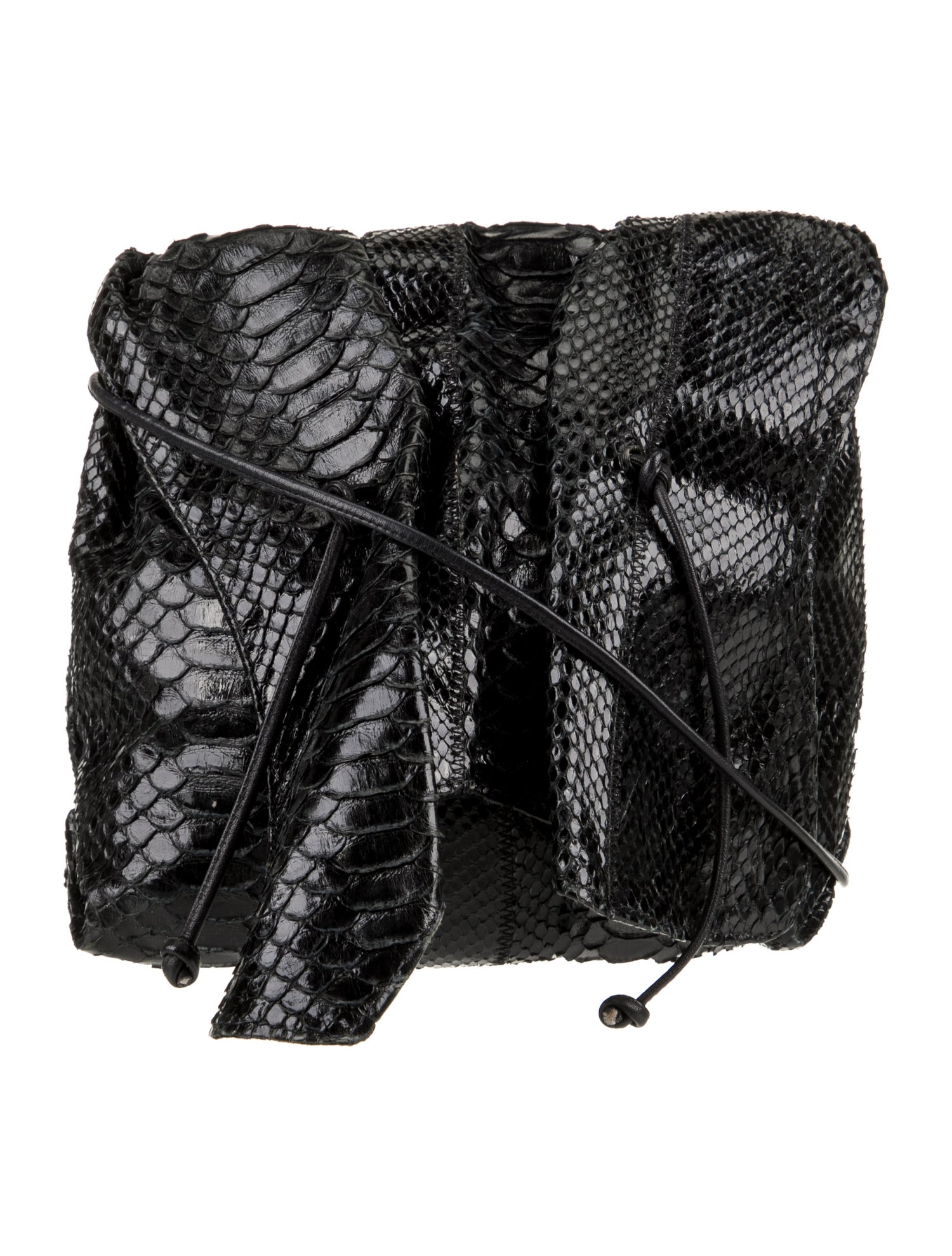 Carlos Falchi Snakeskin Shoulder Bag