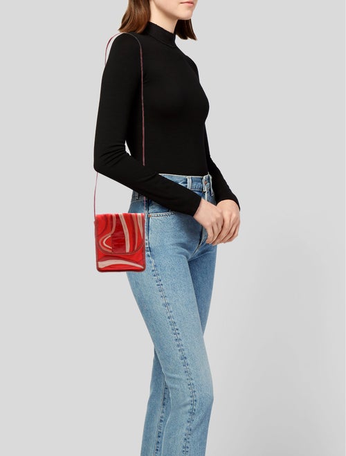 Carlos Falchi Canvas Crossbody Bag