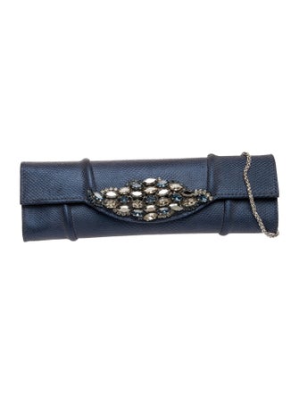 Carlos Falchi Lizard Clutch