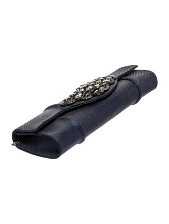 Carlos Falchi Lizard Clutch