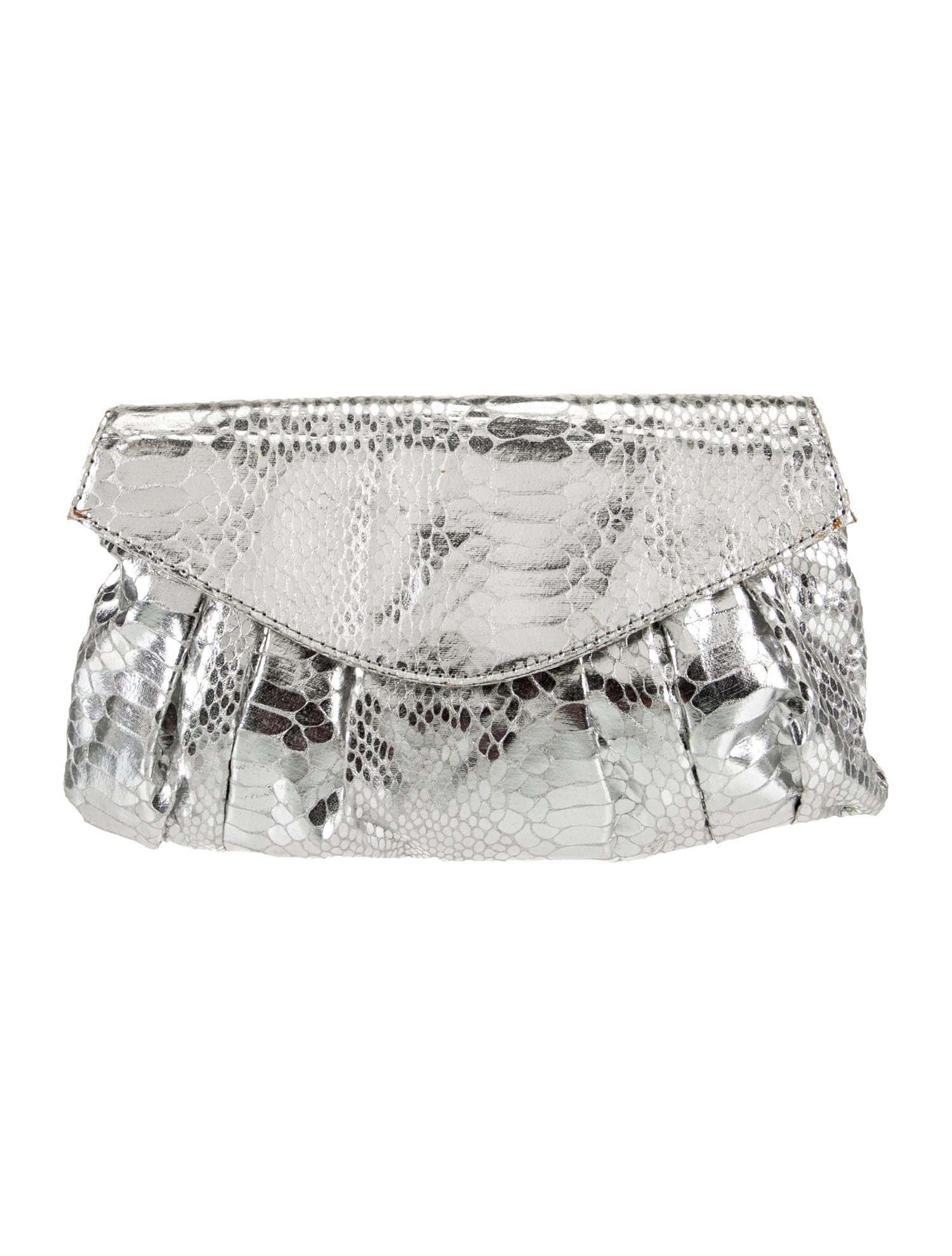 Carlos Falchi Leather Clutch