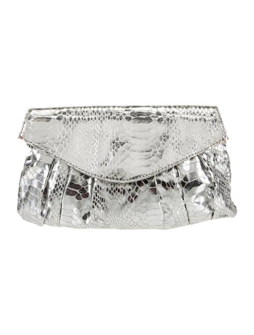 Carlos Falchi Leather Clutch