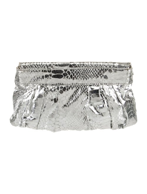 Carlos Falchi Leather Clutch