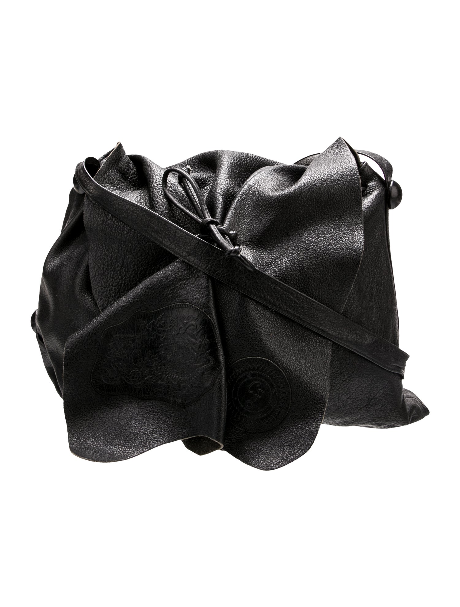 Carlos Falchi Leather Crossbody Bag