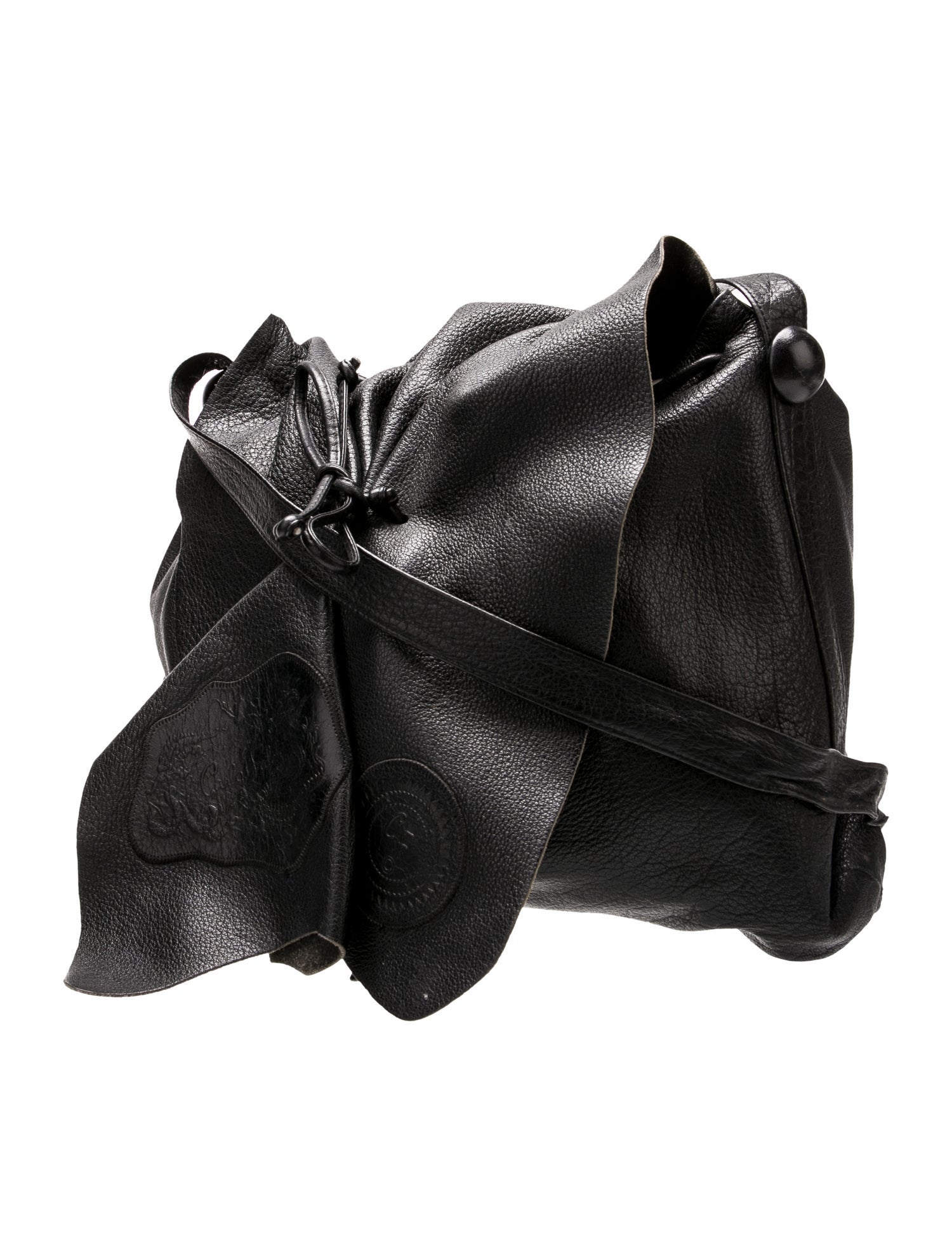 Carlos Falchi Leather Crossbody Bag