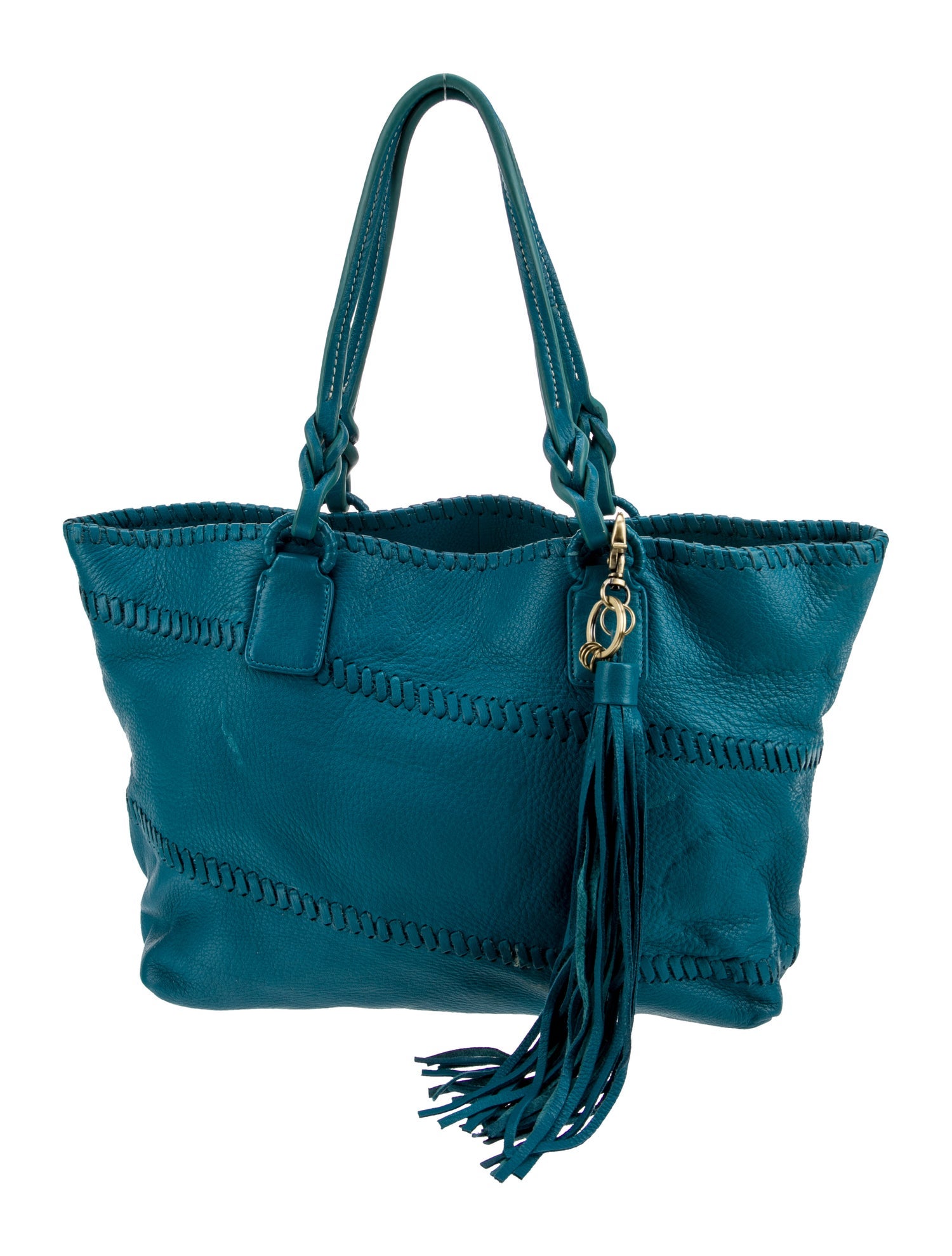 Carlos Falchi Leather Tote