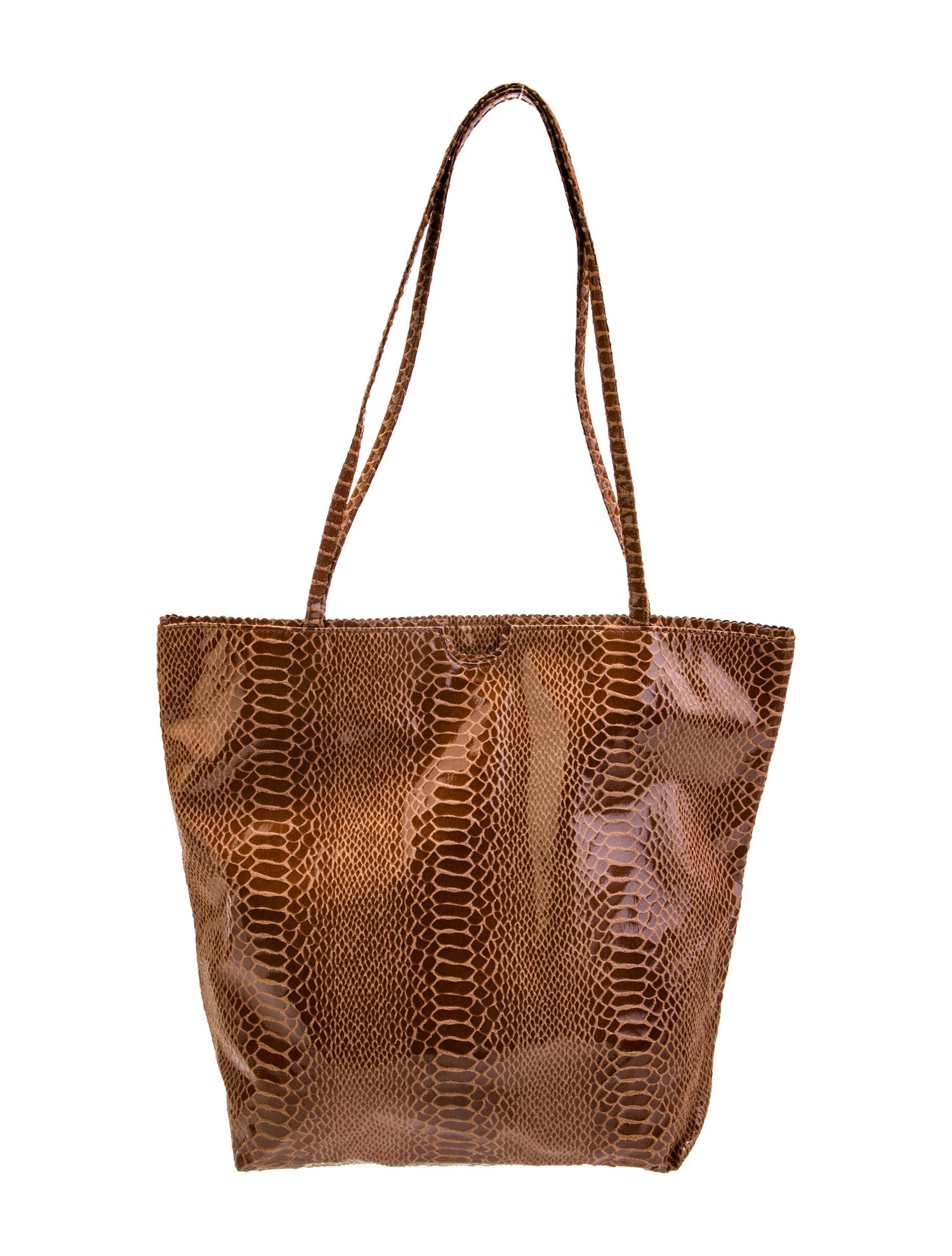 Carlos Falchi Leather Shoulder Bag