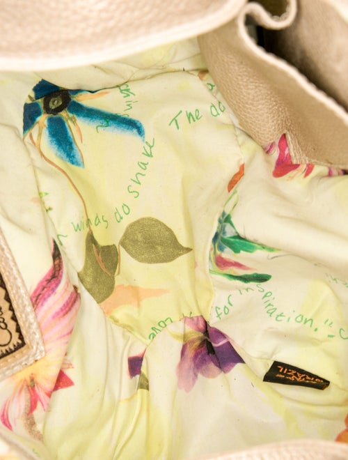 Carlos Falchi Leather Top Handle Bag