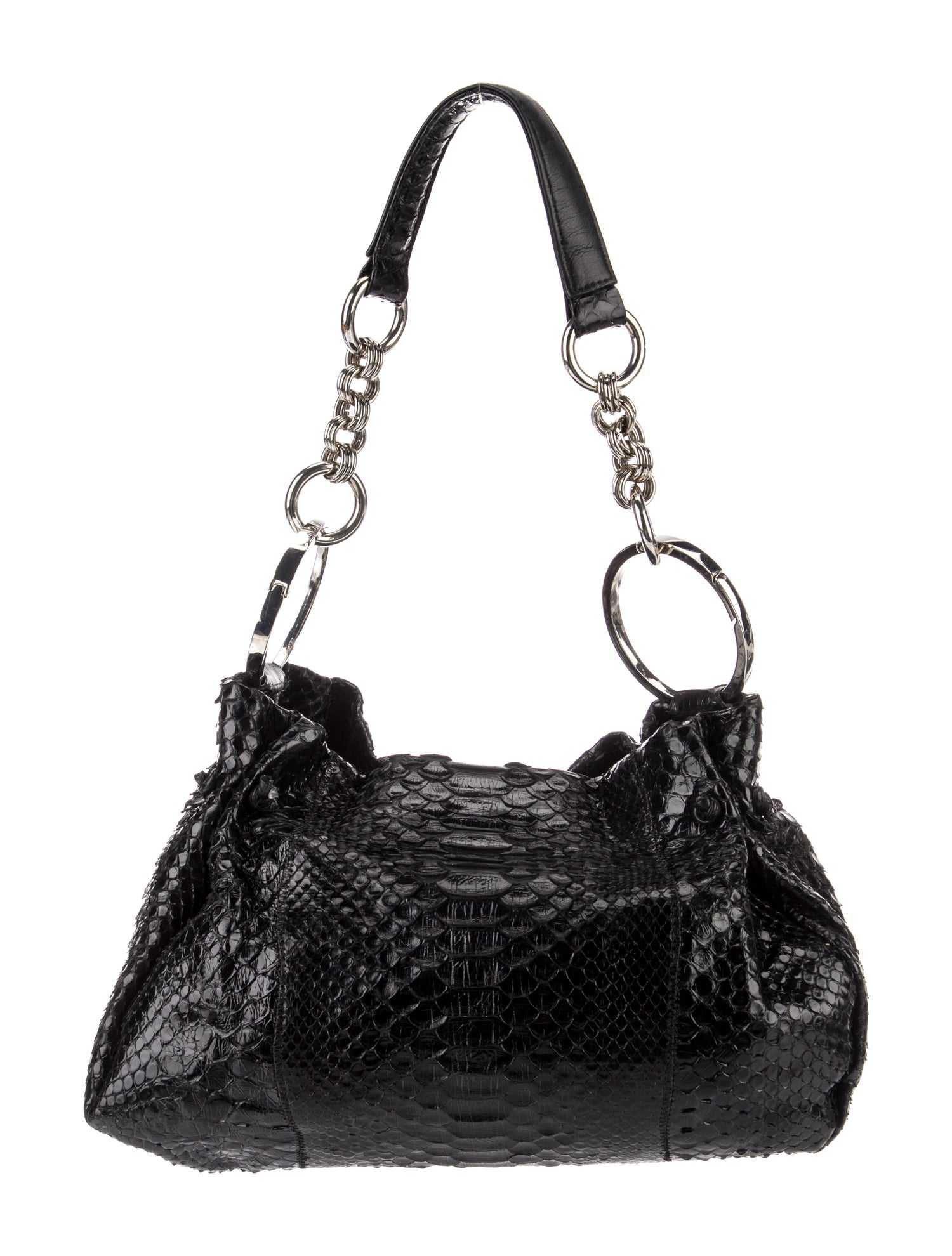 Carlos Falchi Python Shoulder Bag