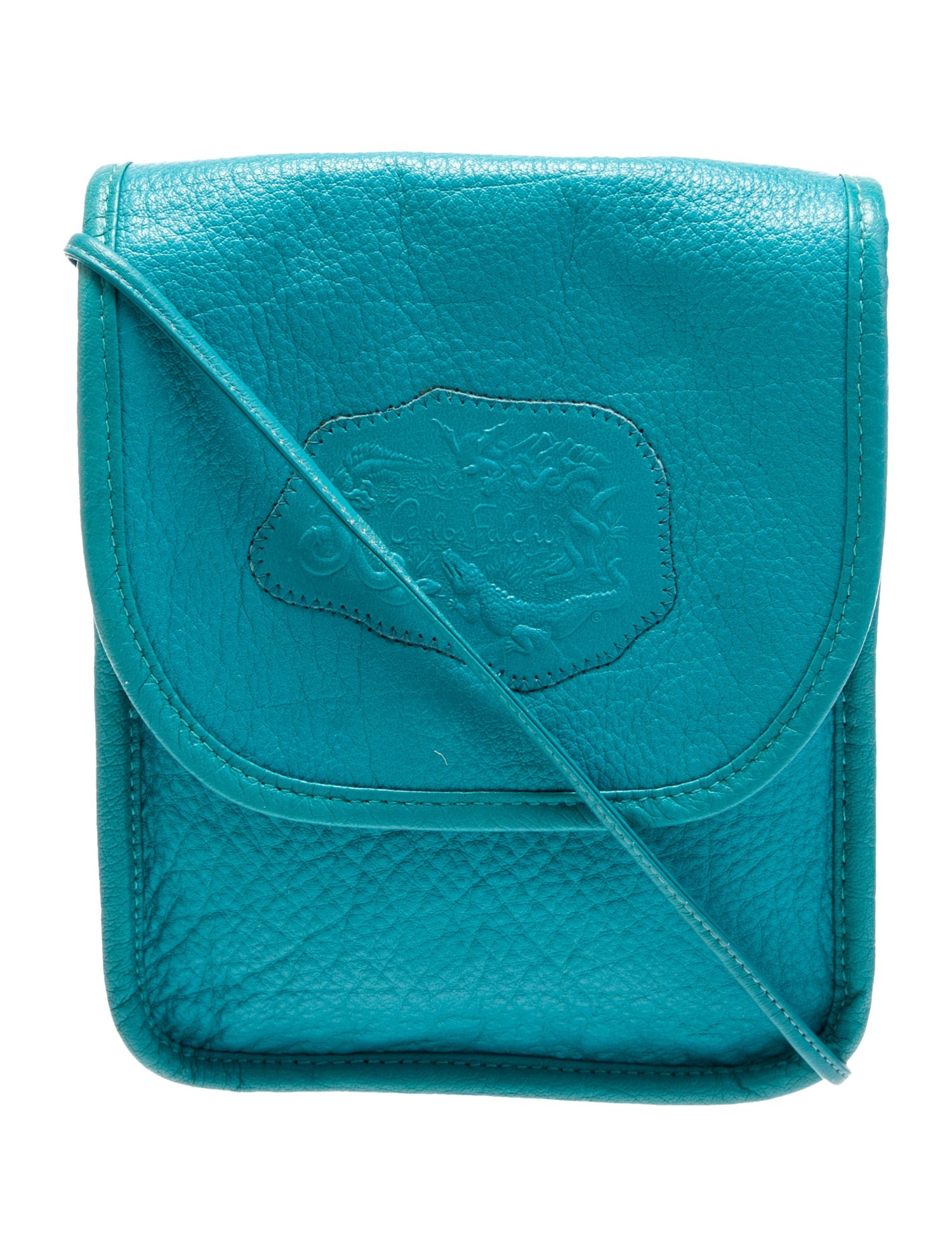 Carlos Falchi Leather Shoulder Bag