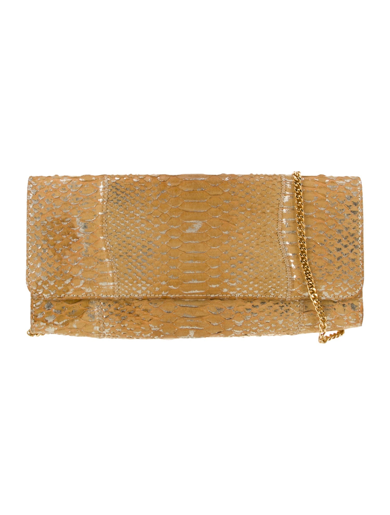 Carlos Falchi Python Clutch