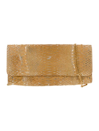 Carlos Falchi Python Clutch