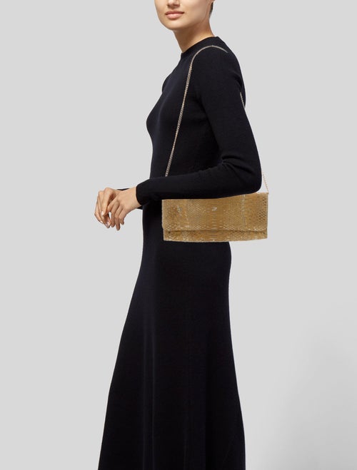 Carlos Falchi Python Clutch