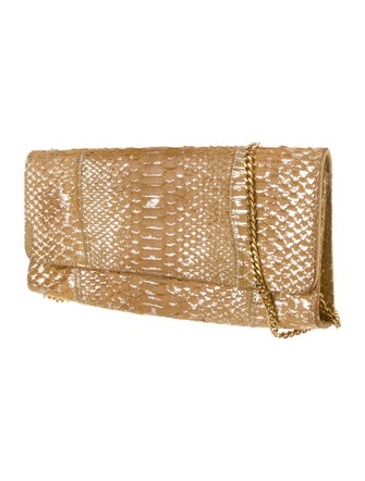 Carlos Falchi Python Clutch
