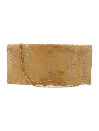Carlos Falchi Python Clutch