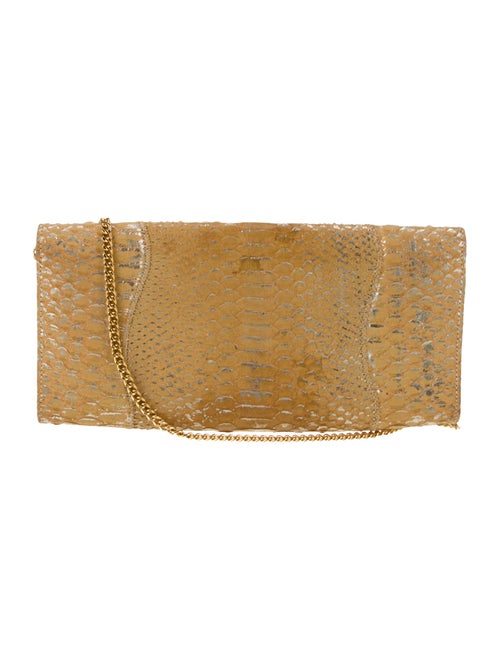 Carlos Falchi Python Clutch