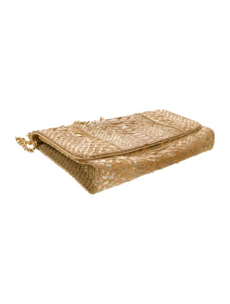 Carlos Falchi Python Clutch