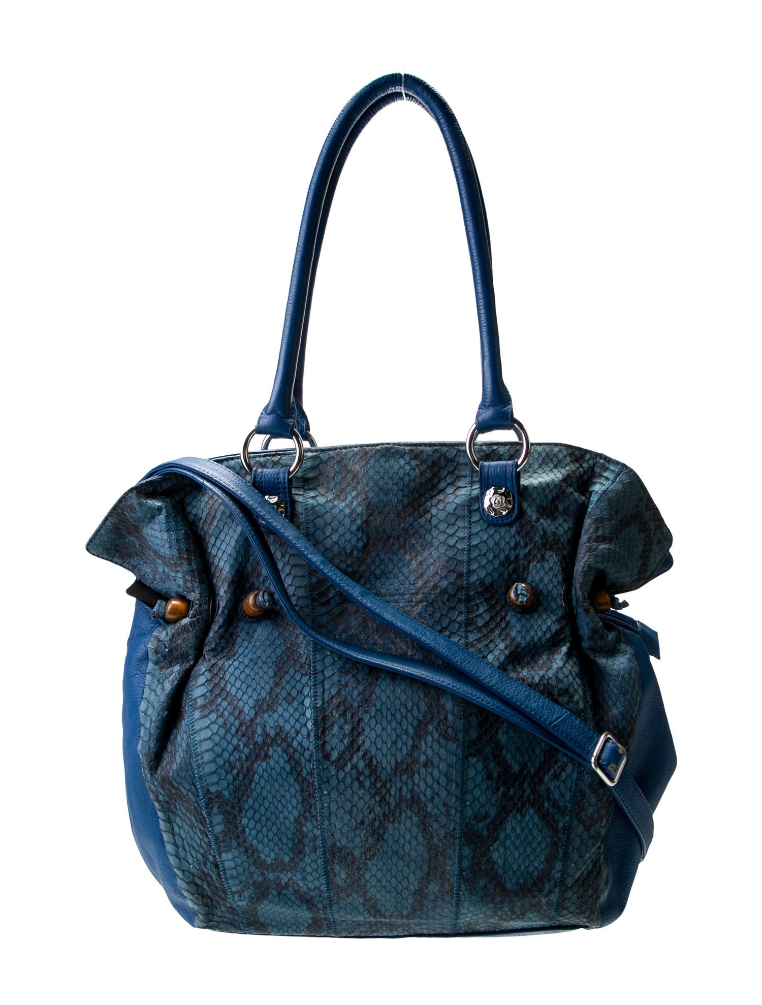 Carlos Falchi Leather Shoulder Bag