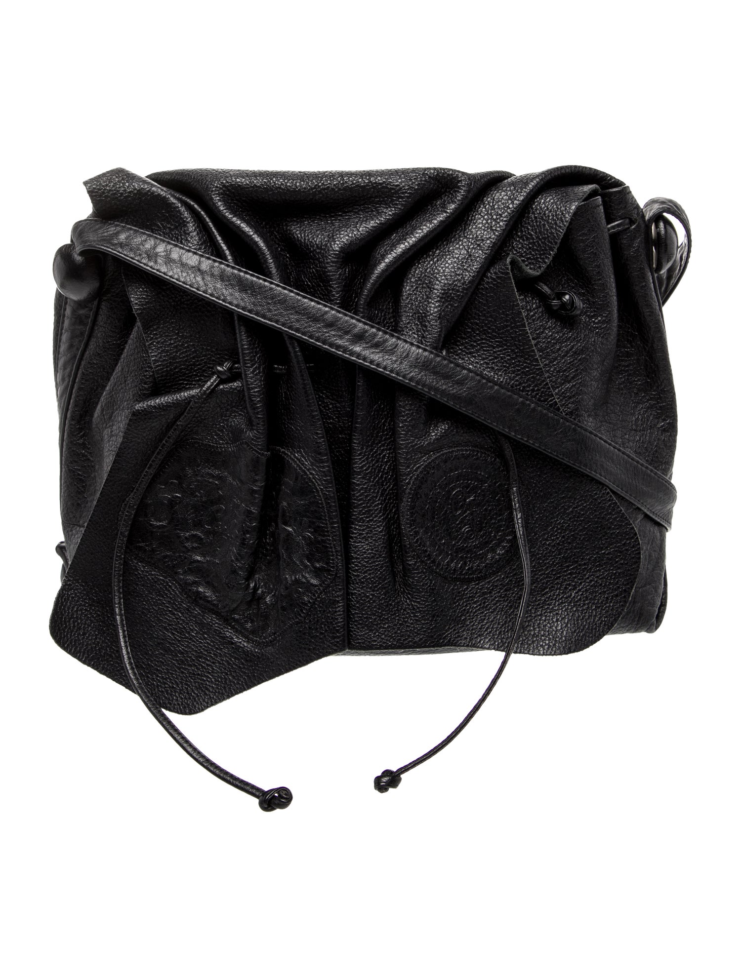 Carlos Falchi Leather Shoulder Bag