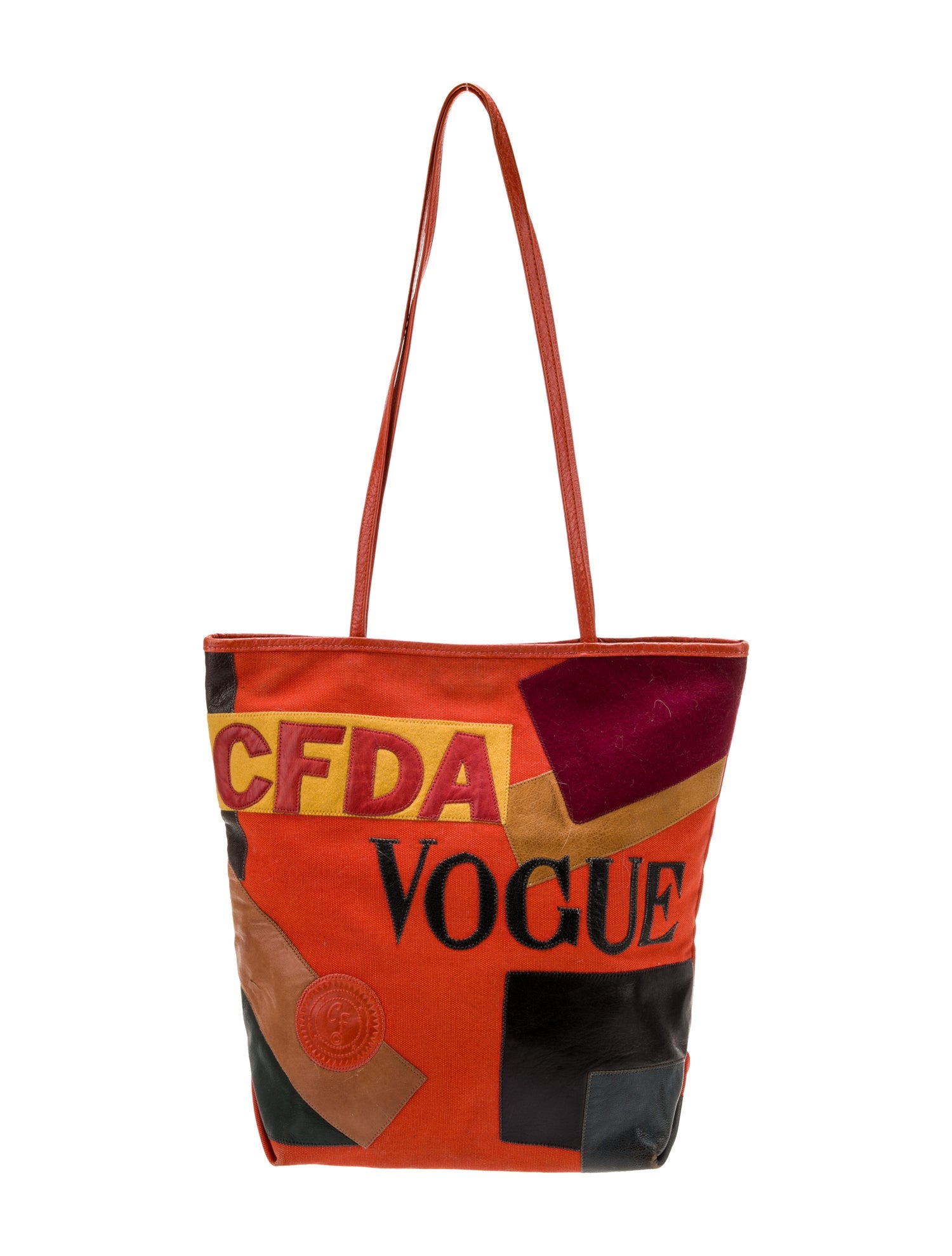 Carlos Falchi Canvas Tote Vintage