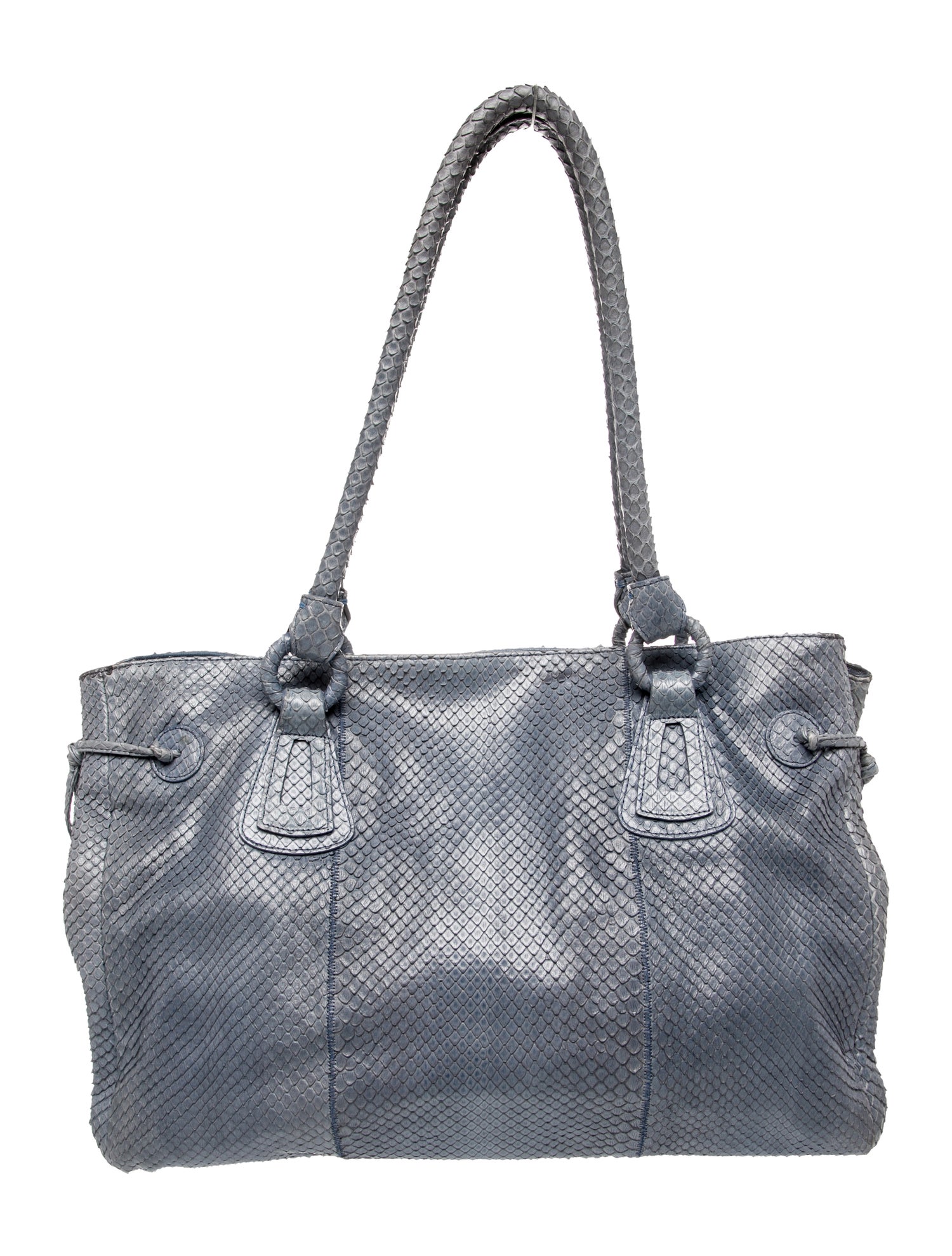 Carlos Falchi Snakeskin Tote