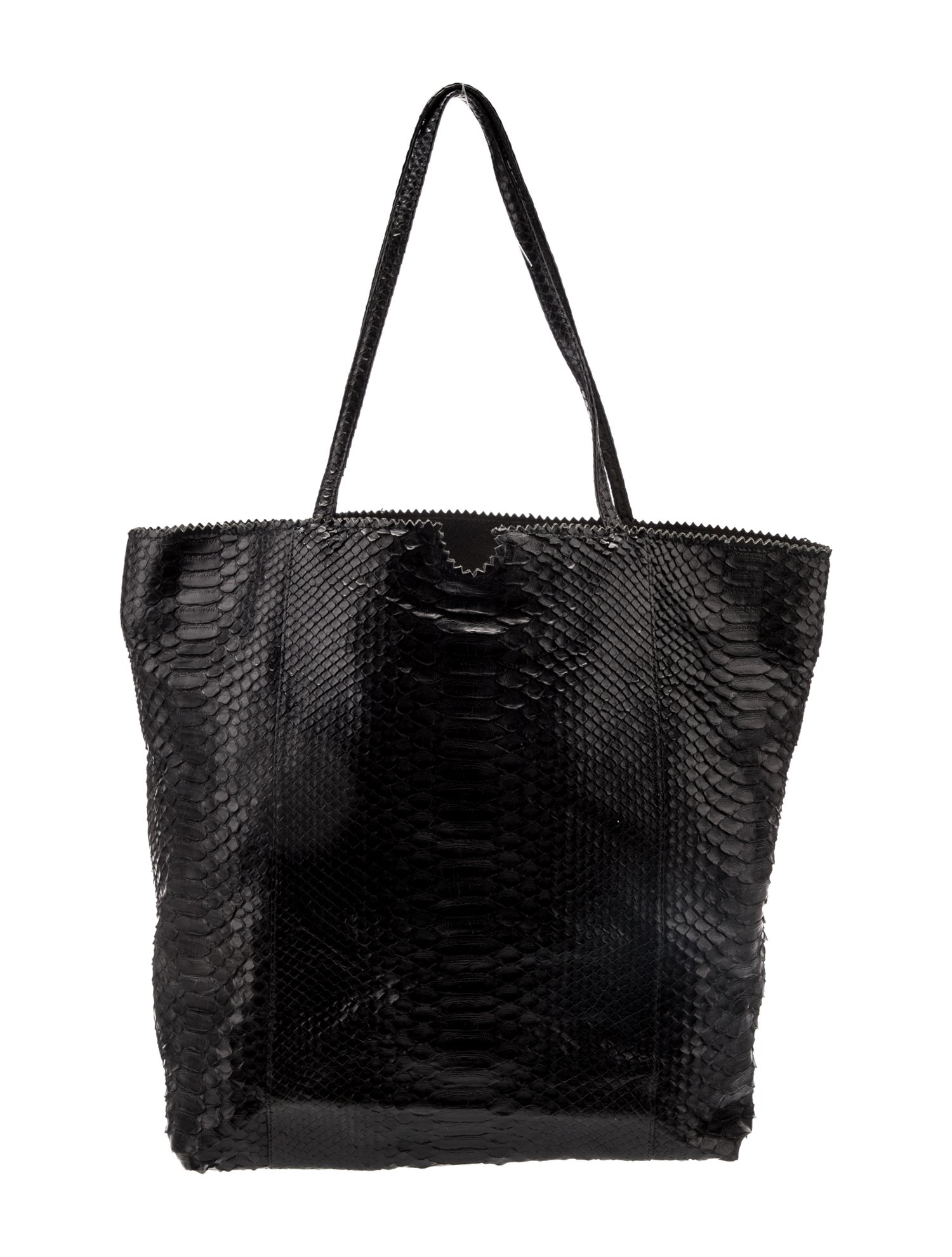 Carlos Falchi Snakeskin Tote