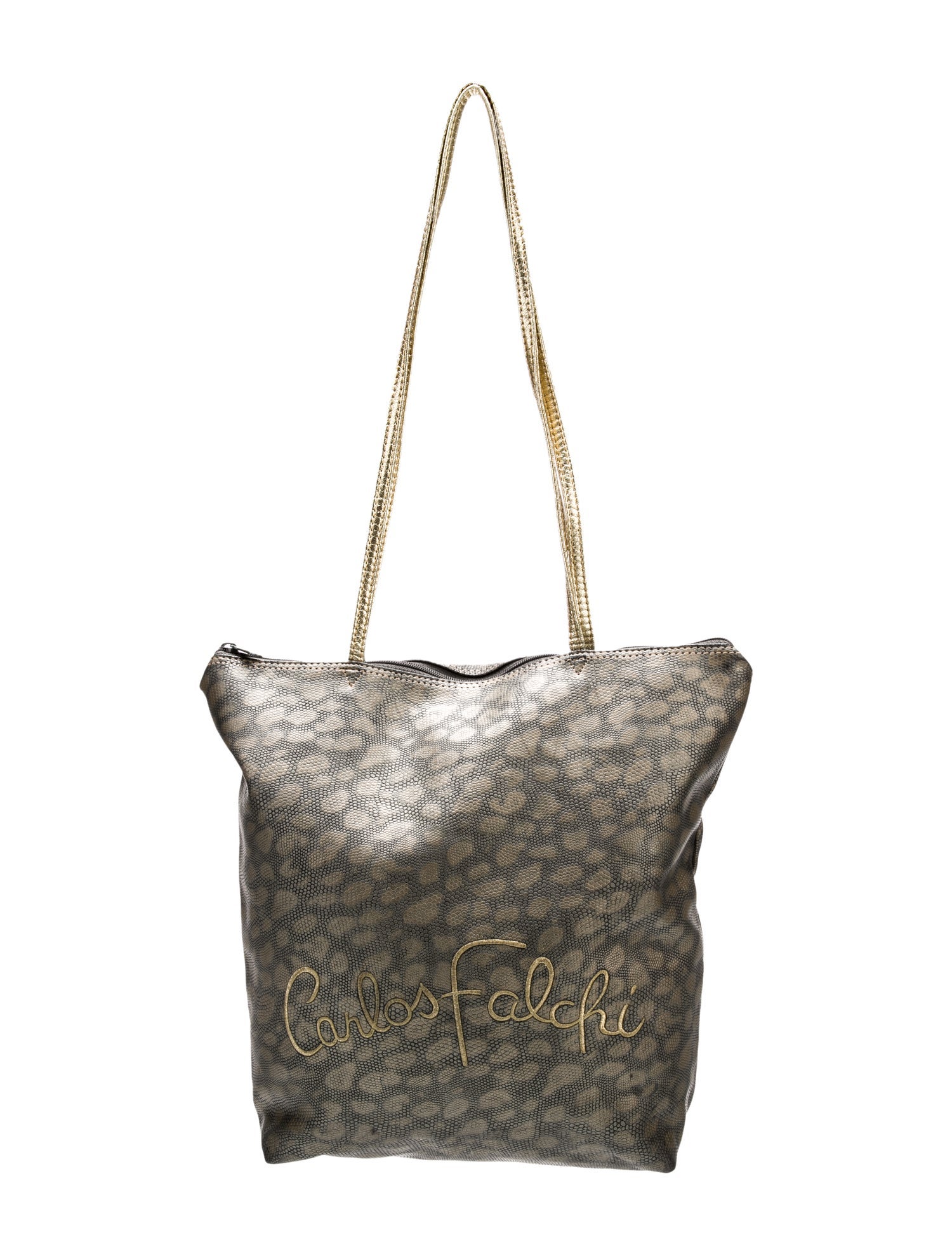 Carlos Falchi Leather Shoulder Bag