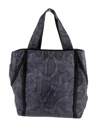 Carlos Falchi Snakeskin Shoulder Bag