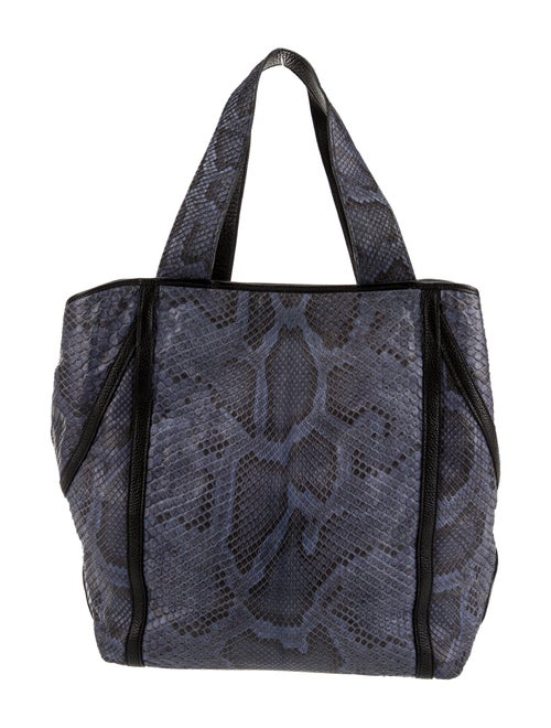 Carlos Falchi Snakeskin Shoulder Bag