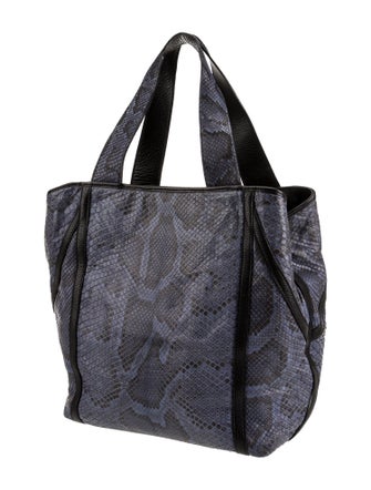 Carlos Falchi Snakeskin Shoulder Bag